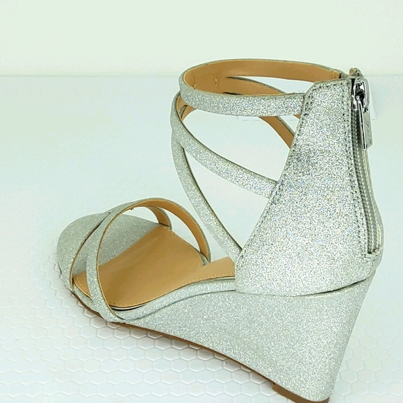 Jewel BADGLEY MISCHKA strapped wedge sandals - Picture 3 of 7